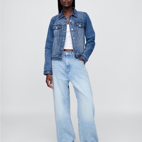 GAP Light Blue Denim Jacket - Picture 3 of 7